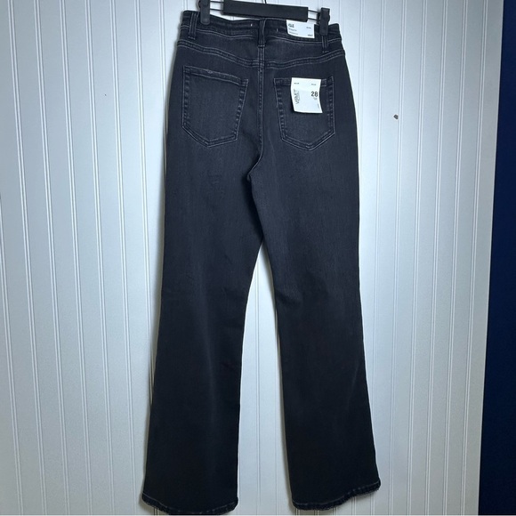 Velvet Black Distressed Wide Leg Jeans Size 28 NWT - Picture 6 of 11